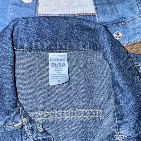 Carter's Light and Dark Blue Jean Jackets - Picture 3 of 6